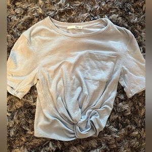 Wilfred free light blue tee, size M